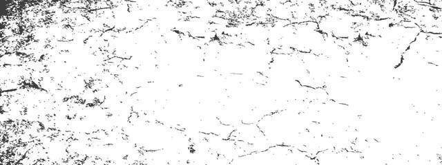 Obraz premium Vector Grunge Texture Cracked Distressed Overlay Effect Black and White Abstract Background