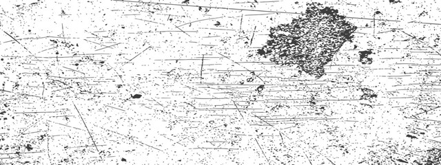 Distressed Vector Grunge Texture Overlay with Scratches Dust and Grit Black and White Abstract Background Element