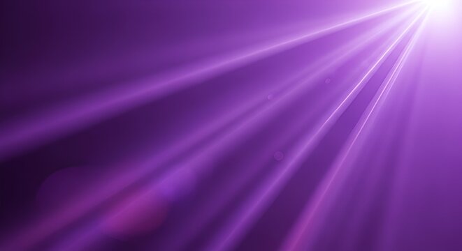 Bright Light Rays Shining Through a Deep Purple Atmosphere Creating a Radiant and Vibrant Scene from a Close-up Viewpoint
