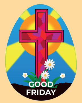 good friday poster vektor