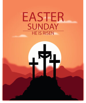 Happy Easter day poster