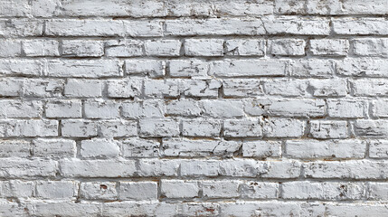 Obraz premium A textured wall composed of weathered, painted bricks, showcasing a rough, aged aesthetic
