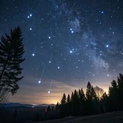 Tears as a Constellation A pattern of stars or points of light r