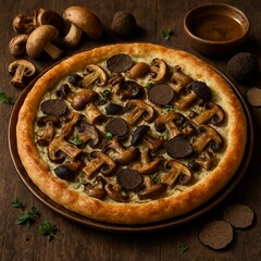 Wild Mushroom Truffle Oil Pie Earthy luxurious with an intense t