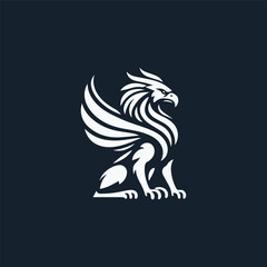 Fototapeta premium Ancient Griffin Logo