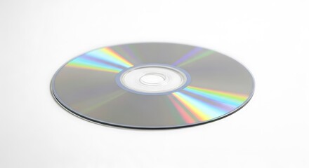 Compact Disc on White.