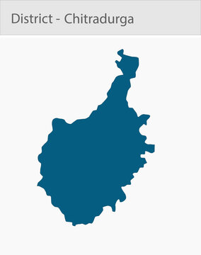 Chitradurga_Map detailed map illustration graphic for educational reference, geographic visualization, design layouts, presentations, digital media an