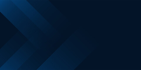 Fototapeta premium Abstract background gradient dark navy blue banner simple abstract
