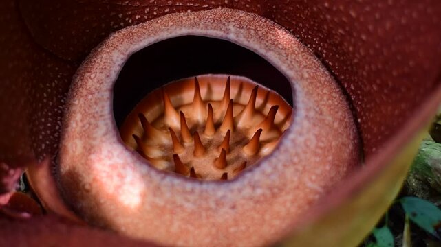 Rafflesia flower, The Rafflesia is blooming, The world's largest flower, Khao Sok, Surat Thani Province. 