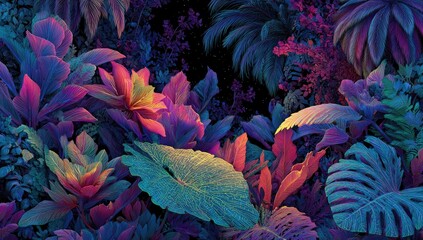 Vibrant tropical foliage (1)