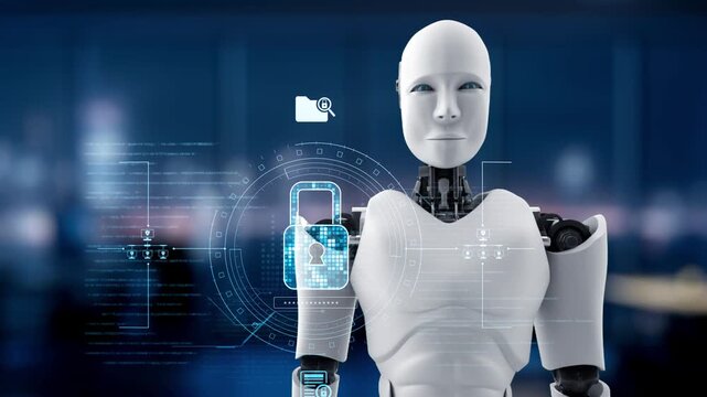 AI artificial intelligence strengthens cybersecurity with intelligent threat detection, virtual assistant alerts, and proactive protection agAI artificial intelligencenst digital breaches. Epoch