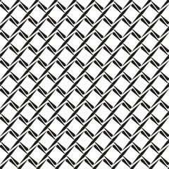 Abstract geometric pattern of interlocking black shapes EPS Vector a seamless vector texture for graphic design and modern backgrounds