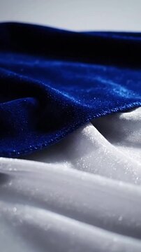Abstract Textile Artistry Presenting fabric as a purely artistic and sculptural element, emphasizing its form and interaction with light.