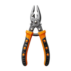 Orange and black pliers with spring grip