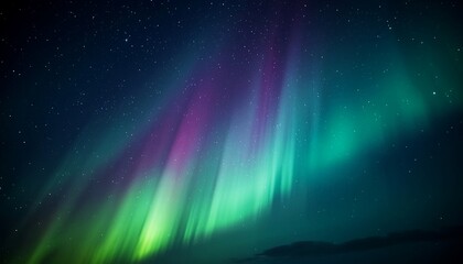 Abstract background with aurora borealis.