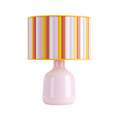 Striped colorful table lamp