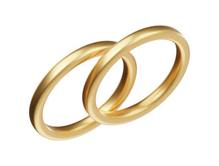 3d rendered icon wedding ring