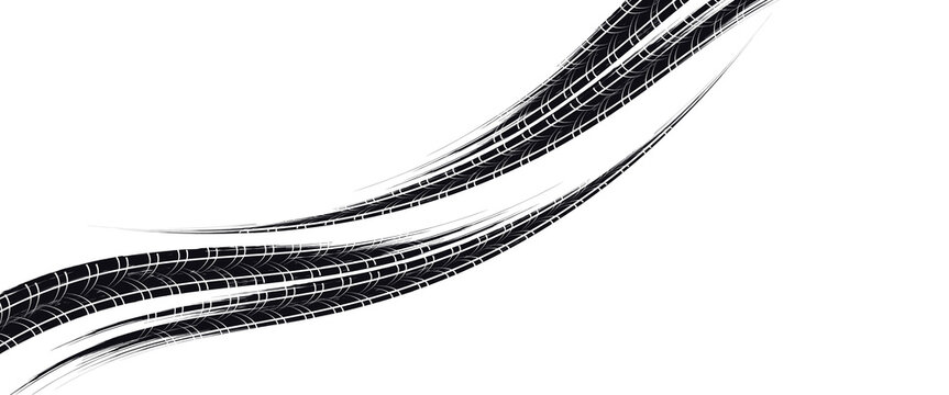 Tire tread marks, wheel textures, tire marks - car racing, motocross, drift, rally, off-road and others.
