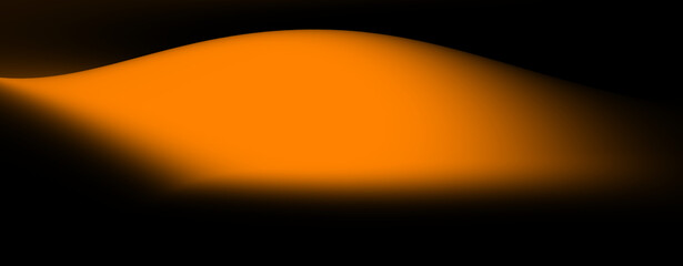 Abstract futuristic gold and black wave gradient background 