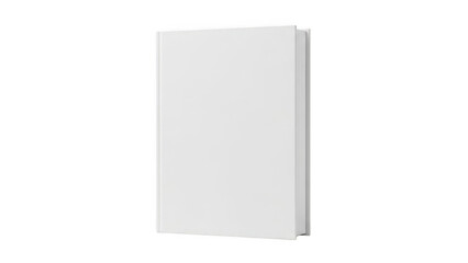 Blank book cover isolated on transparent background