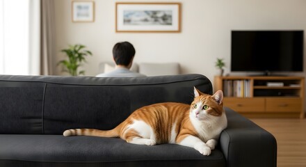 Naklejka na ściany i meble Cat Personal Space