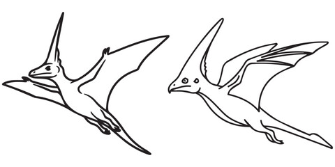 jurassic world animal line art and illustrator eps 10 © Md