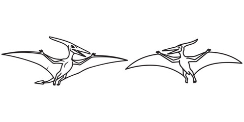 jurassic world animal line art and illustrator eps 10 © Md