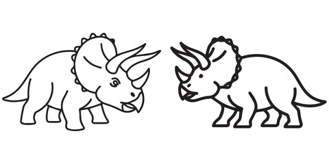  jurassic world animal line art and illustrator eps 10 © Md