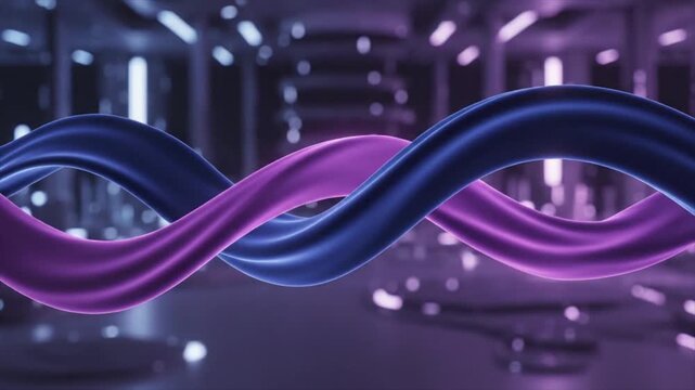 background a purple and blue wave of light