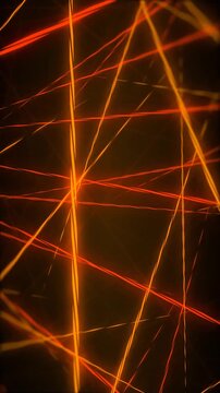 Glowing Strings Vertical Loop Background