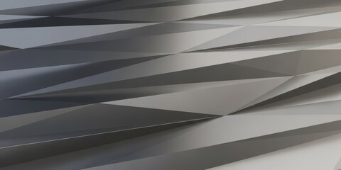 Fototapeta premium Black background panoramic wallpaper faceted with panorama wide polygonal texture polygon wall macro facet abstract crystal prism optical light glasses pattern creates modern depth