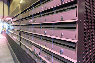 Secure Mailboxes in Apartment Complex