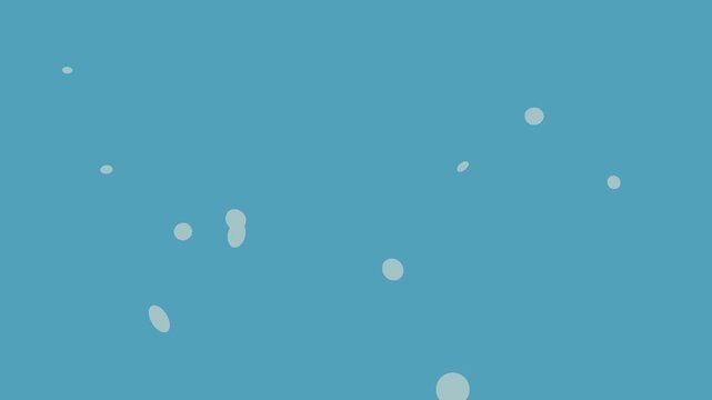water drops on blue background