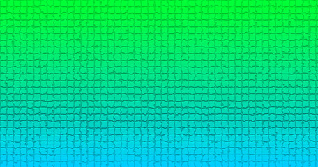 Green-blue gradient mosaic style background, grainy green-blue background, green-blue gradient banner background