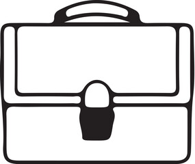 Briefcase icon simple icon. Vector ICON all icon Viktor. 