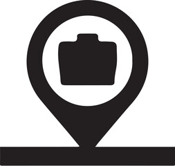 Briefcase icon simple icon. Vector ICON all icon Viktor. 