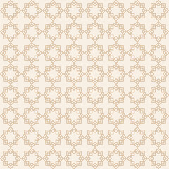 Fototapeta premium Seamless abstract geometric pattern in islamic style. Ramadan Kareem Pattern