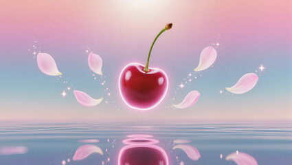 Obraz premium pink cherry blossom