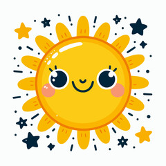 sun cartoon character