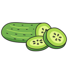 Cucumber Illustration