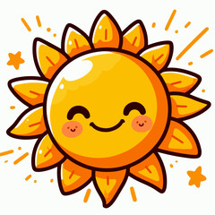 sun cartoon character