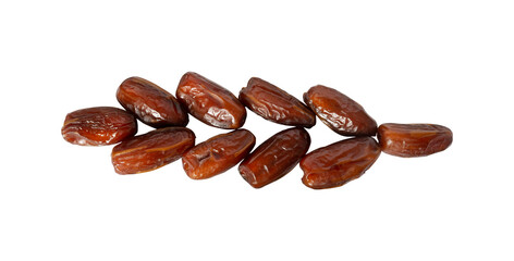 tasty dates palm fruit isolated