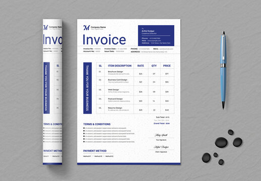 Invoice Template Layout
