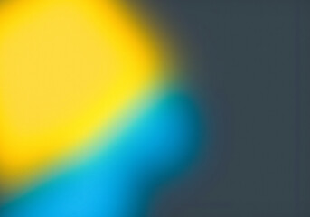 Corporate Tech Blur &ndash; Abstract Blue Yellow Gradient Background