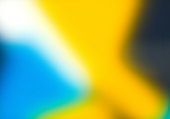 Corporate Tech Blur &ndash; Abstract Blue Yellow Gradient Background
