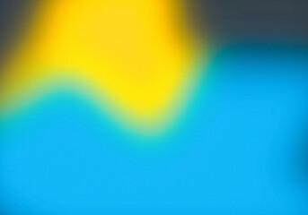 Corporate Tech Blur &ndash; Abstract Blue Yellow Gradient Background