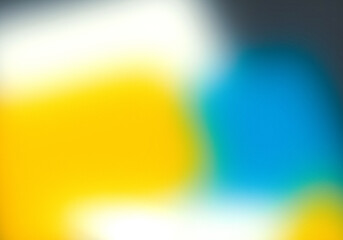 Corporate Tech Blur &ndash; Abstract Blue Yellow Gradient Background