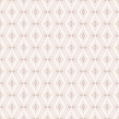 Fototapeta premium Neutral Beige Watercolor Grid Seamless Pattern with Minimal Low Contrast Background