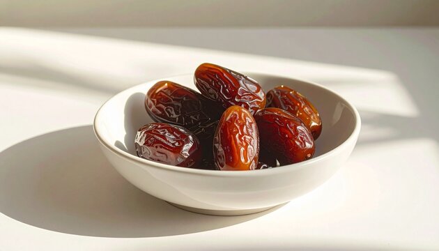 Dates in a Bowl - A Healthy and Delicious Snack.