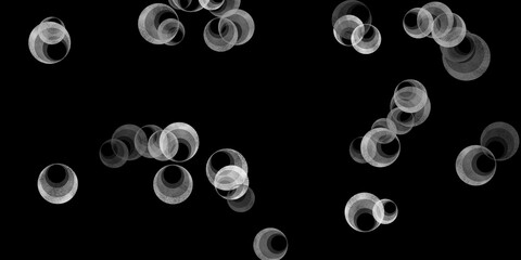 Abstract Monochrome Ink Dot Texture Background